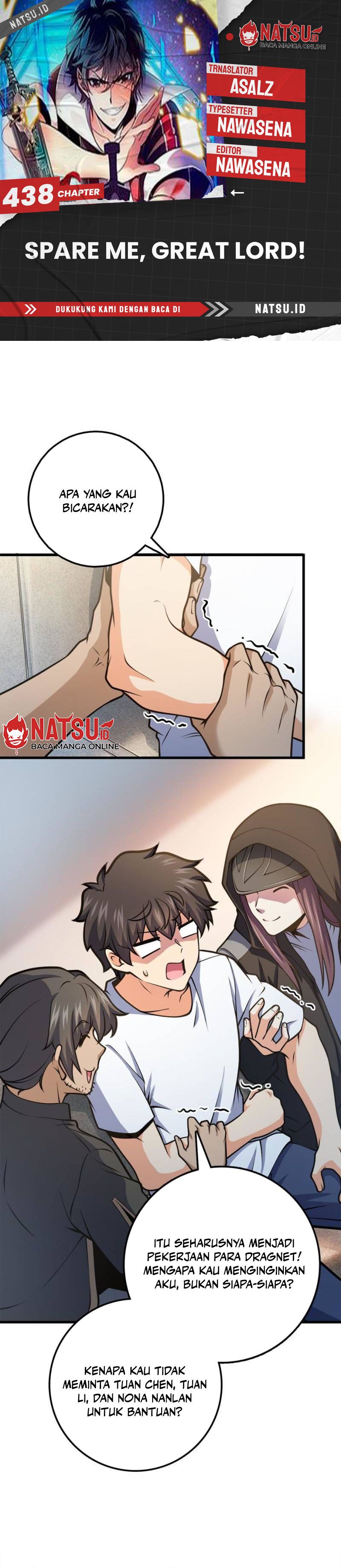 Spare Me, Great Lord! Chapter 438 Bahasa Indonesia